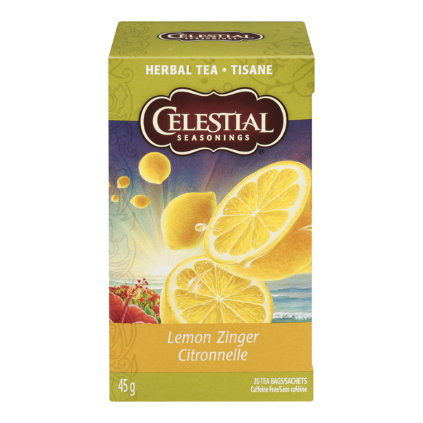 CELESTIAL SEASONINGS LEMON ZINGER TEA