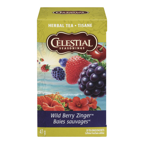 CELESTIAL SEASONINGS WILD BERRY ZINGER TEA