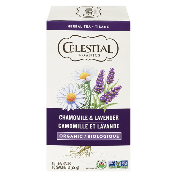 CELESTIAL ORGANICS ORGANIC CHAMOMILE & LAVENDER TEA