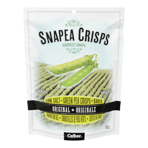 HARVEST SNAPS ORIGINAL GREEN PEA SNACK CRISPS