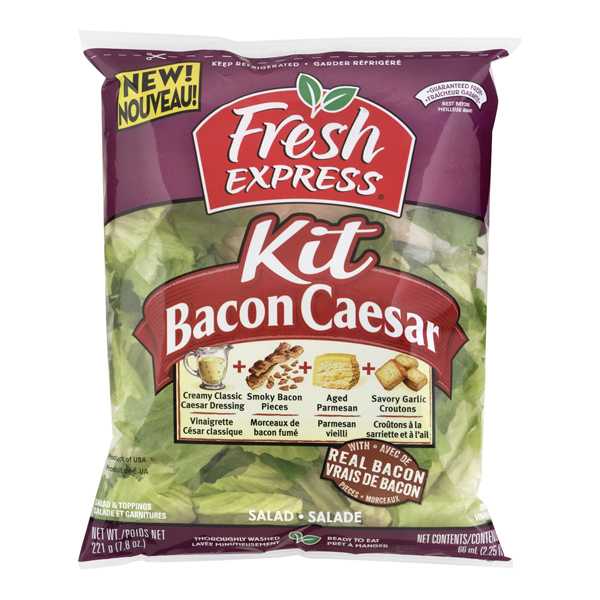 FRESH EXPRESS BACON CAESAR KIT SALAD