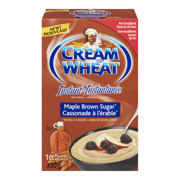 CREAM OF WHEAT INSTANT MAPLE BROWN SUGAR HOT CEREAL