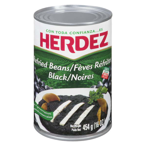 HERDEZ REFRIED BLACK BEANS