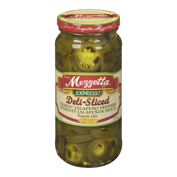 MEZZETTA SLICED TAMED JALAPENO PEPPERS PICKLED