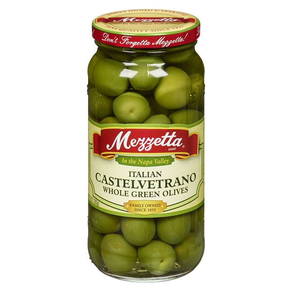MEZZETTA CASTELVETRANO WHOLE GREEN OLIVES