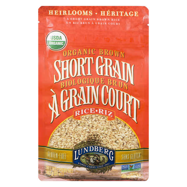 LUNDBERG ORGANIC BROWN SHORT GRAIN RICE