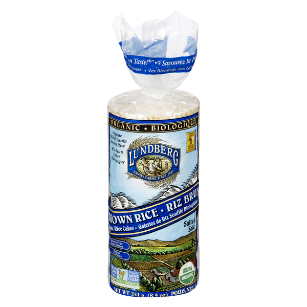 LUNDBERG ORGANIC BROWN RICE CAKES SEA SALT