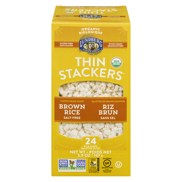 LUNDBERG THIN STACKERS ORGANIC SALT FREE