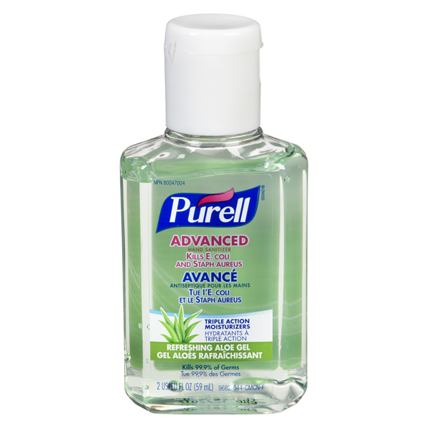 PURELL ADVANCED HAND SANITIZER W/ ALOE GEL