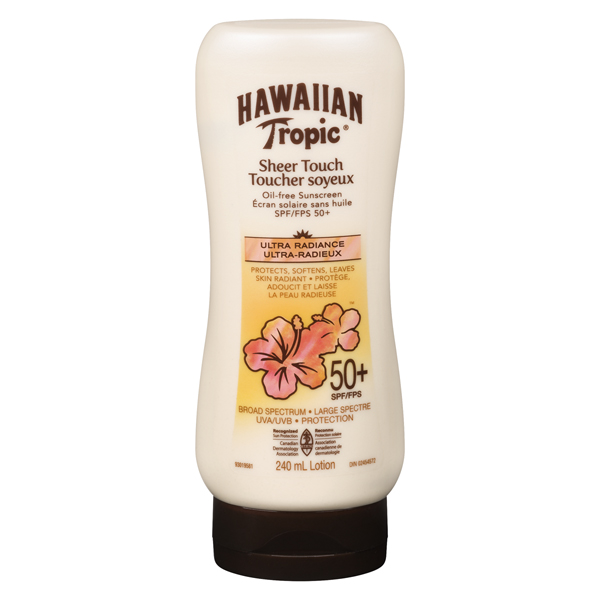 HAWAIIAN TROPIC SHEER TOUCH 50SPF SUNSCREEN LOTION