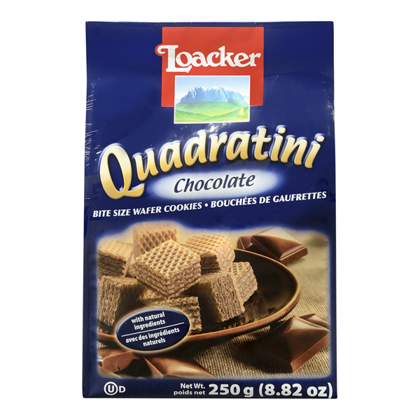 LOACKER QUADRATINI CHOCOLATE WAFERS