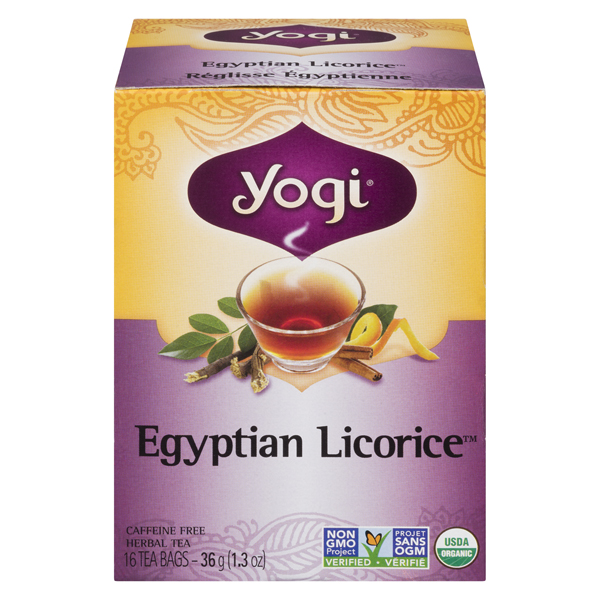 YOGI ORGANIC EGYPTIAN LICORICE HERBAL TEA