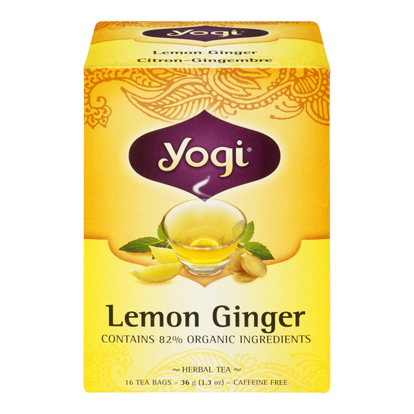 YOGI ORGANIC LEMON GINGER HERBAL TEA