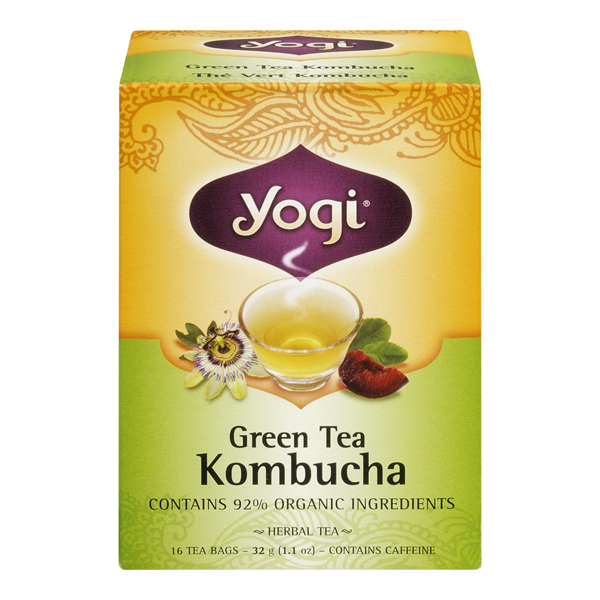 YOGI ORGANIC GREEN TEA KOMBUCHA HERBAL TEA