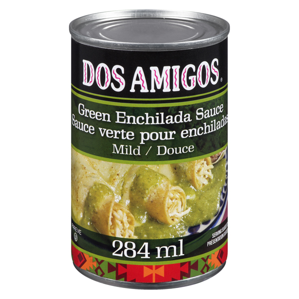 DOS AMIGOS GREEN ENCHILADA SAUCE MILD