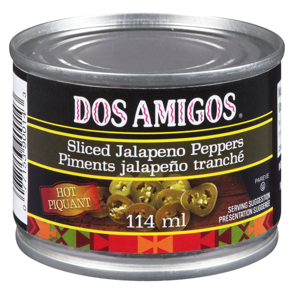DOS AMIGOS HOT SLICED JALAPENO PEPPERS