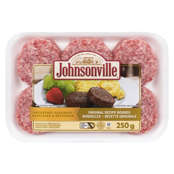 JOHNSONVILLE BREAKFAST SAUSAGE ROUNDS ORIGINAL