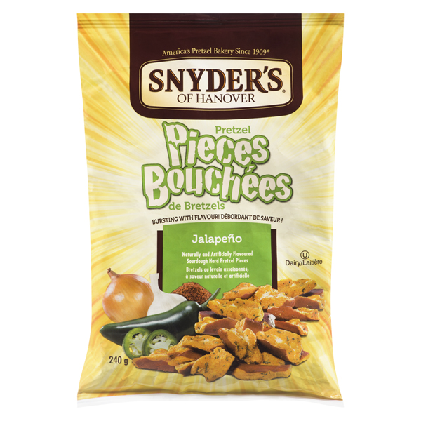 SNYDER'S OF HANOVER JALAPENO PRETZEL PIECES