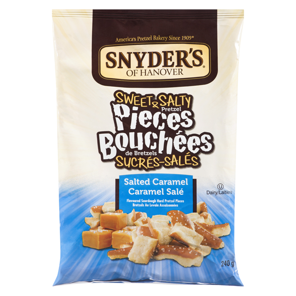 SNYDER'S OF HANOVER SWEET & SALTY CARAMEL PRETZEL PIECES