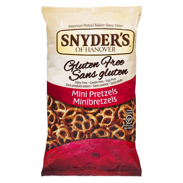 SNYDERS GLUTEN FREE MINI PRETZELS