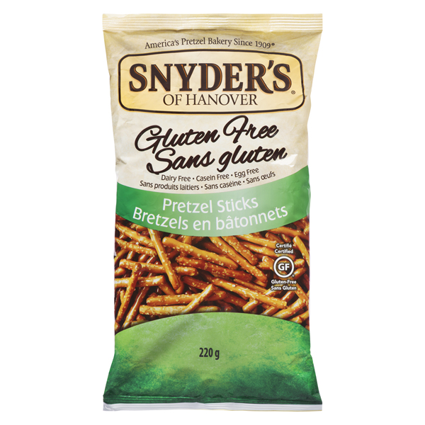 SNYDERS GLUTEN FREE PRETZEL STICKS