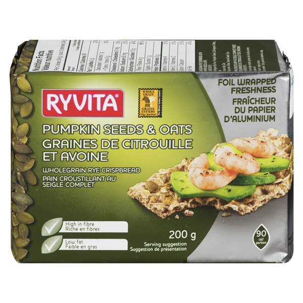 RYVITA RYE CRISPBREAD PUMPKIN SEEDS AND OATS