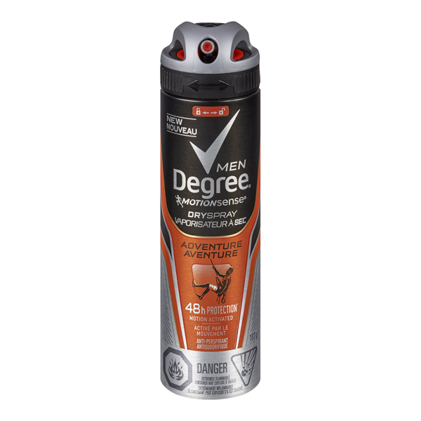 DEGREE MEN DRY SPRAY ADVENTURE