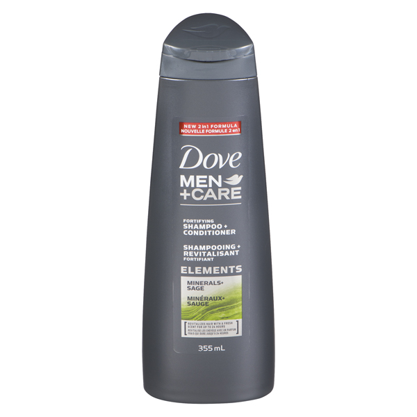 DOVE MEN+CARE ELEMENTS SHAMPOO + CONDITIONER