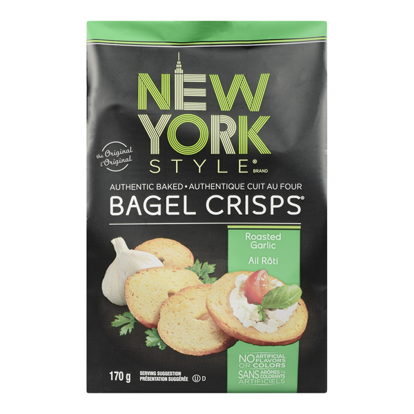 NEW YORK STYLE GARLIC BAGEL CRISPS