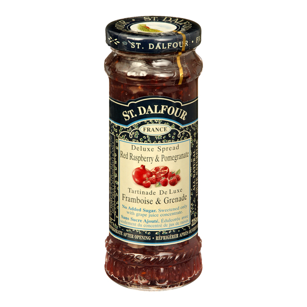 ST. DALFOUR DELUXE SPREAD RASPBERRY POMEGRANATE
