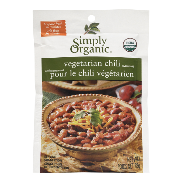 SIMPLY ORGANIC VEGETARIAN CHILI SEASONING MIX