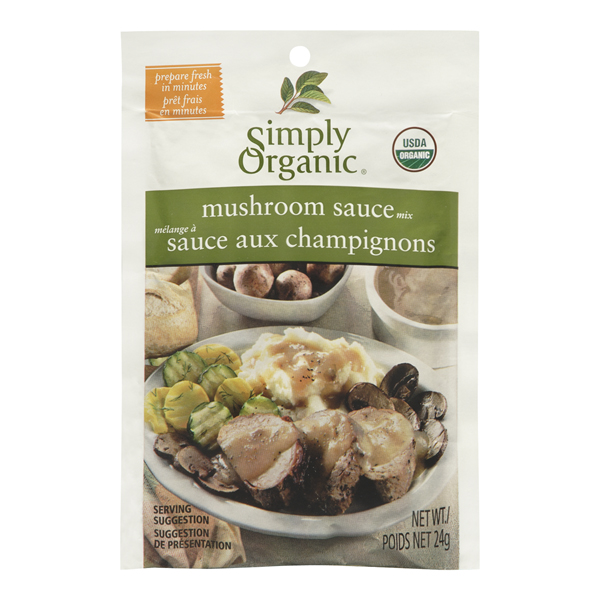 SIMPLY ORGANIC WILD MUSHROOM GRAVY SAUCE MIX