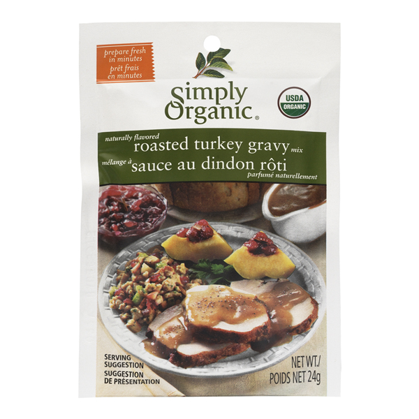 SIMPLY ORGANIC ROASTED TURKEY GRAVY MIX