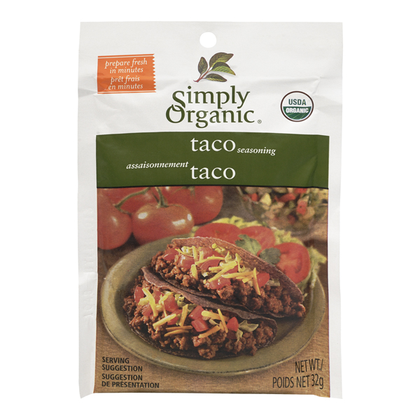SIMPLY ORGANIC TACO SEASONING MIX