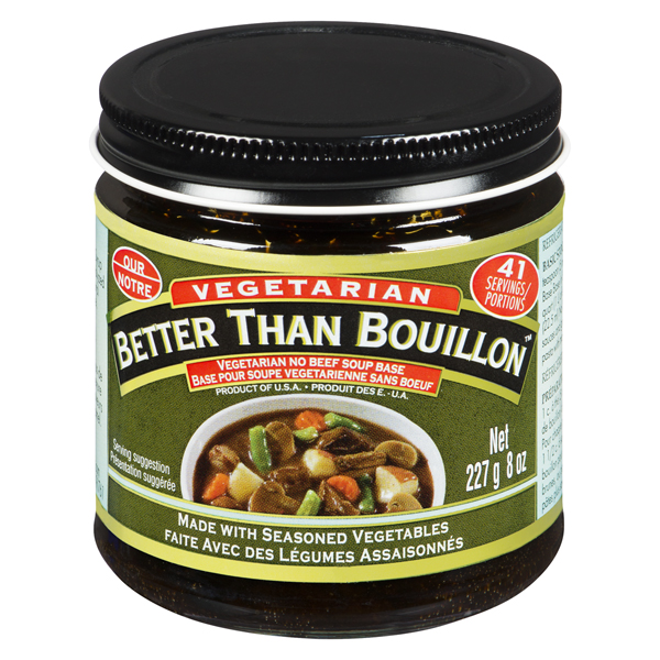 BETTER THAN BOUILLON VEGETARIAN NO BEEF