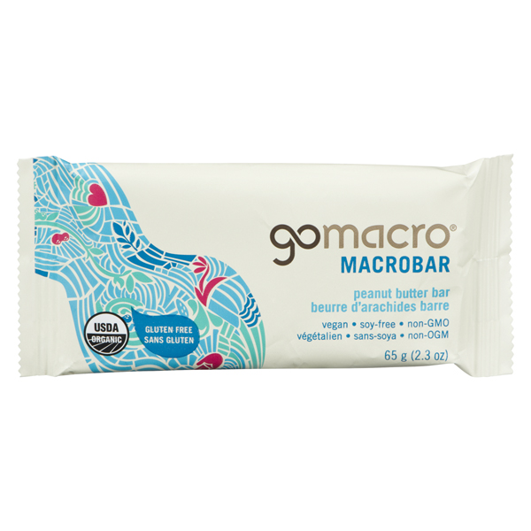 GO MACRO MACROBAR ORGANIC PEANUT BUTTER BAR