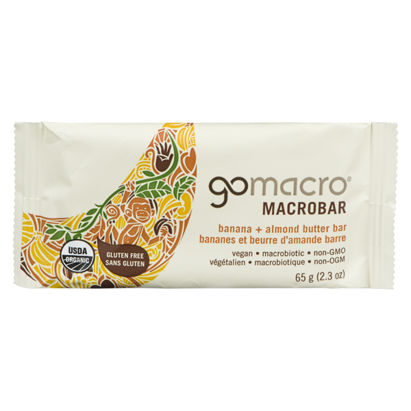 GO MACRO MACROBAR ORGANIC BANANA ALMOND BUTTER