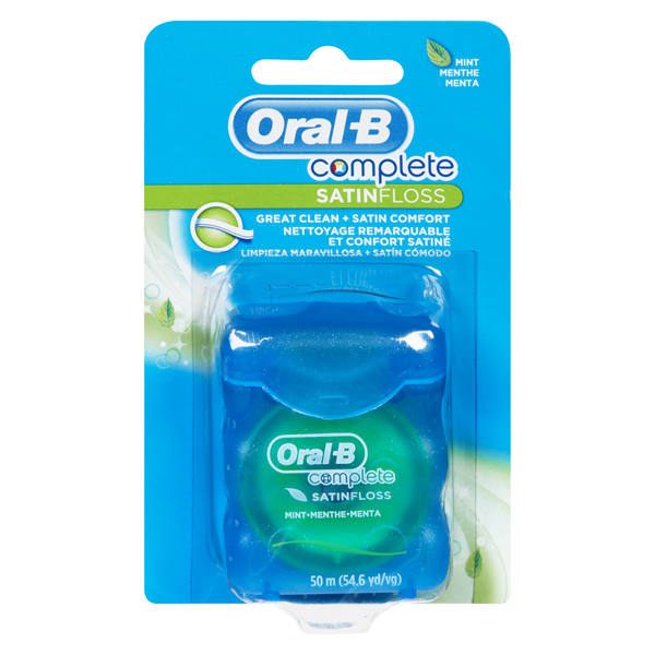 ORAL B COMPLETE SATIN FLOSS MINT