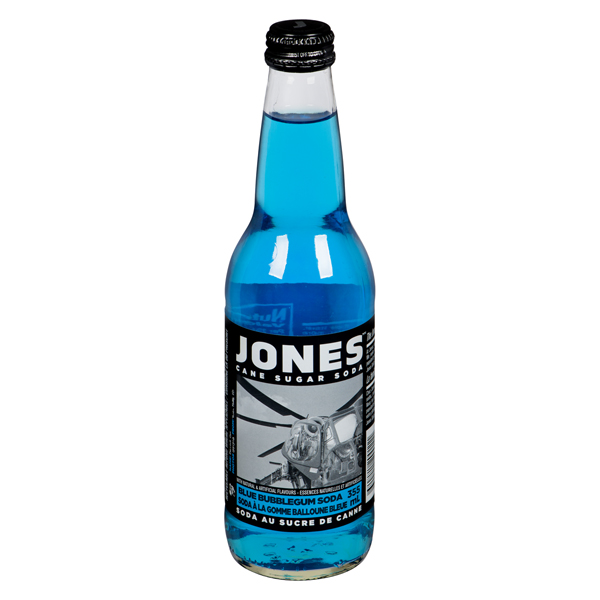 JONES SODA BLUE BUBBLE GUM