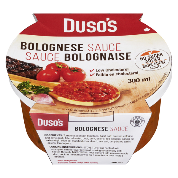 DUSOS BOLOGNESE SAUCE