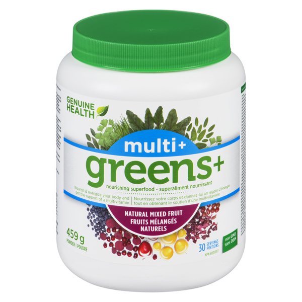 GENUINE HEALTH GREENS+ MULTI+ MIXED FRUIT