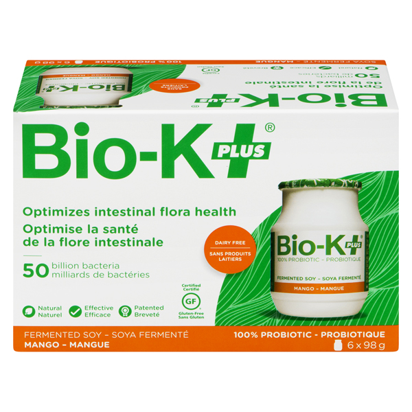 BIO K+ VEGAN MANGO FERMENTED SOY PROBIOTIC