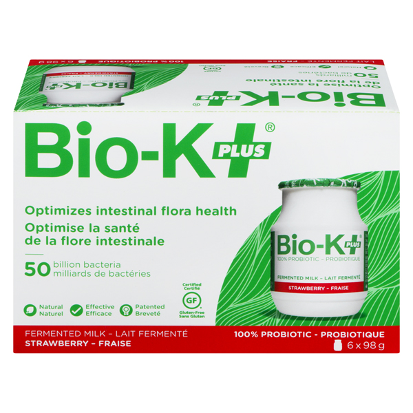 BIO K+ STRAWBERRY FERMENTED MILK PROBIOTIC
