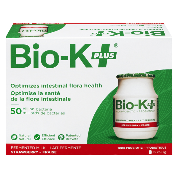 BIO K+ STRAWBERRY FERMENTED MILK PROBIOTIC
