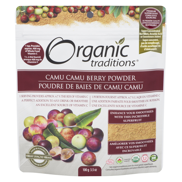 ORGANIC TRADITIONS CAMU CAMU POWDER