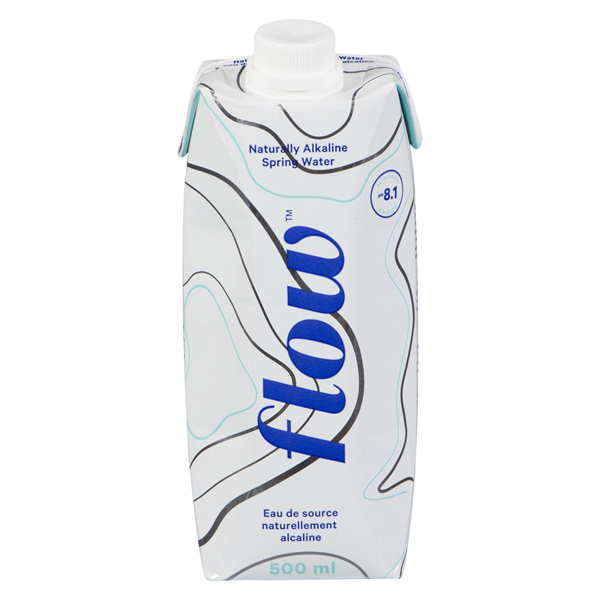 FLOW NATURALLY ALKALINE SPRING WATER