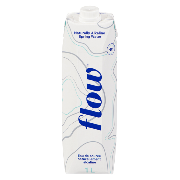 FLOW NATURALLY ALKALINE SPRING WATER