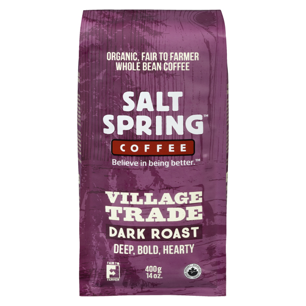 SALT SPRING ORGANIC COFFEE VILLAGE TRADE