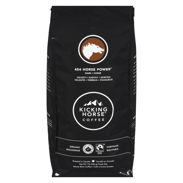 KICKING HORSE ORGANIC F/T COFFEE 454 HORSE POWER