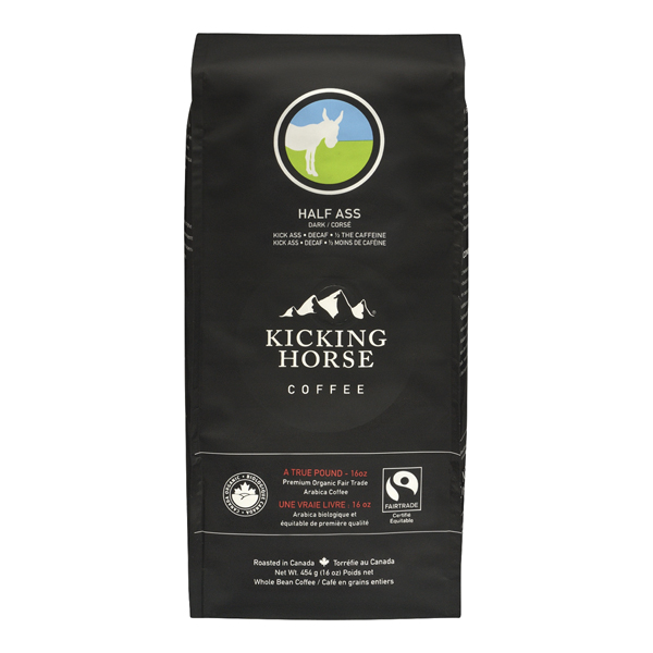 KICKING HORSE ORGANIC F/T COFFEE DARK HALF ASS